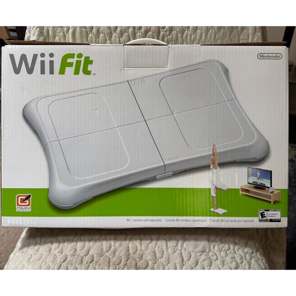 Nintendo Wii Fit Balance Board RVL-021 Complete In Box CIB Tested Works - Picture 3 of 6